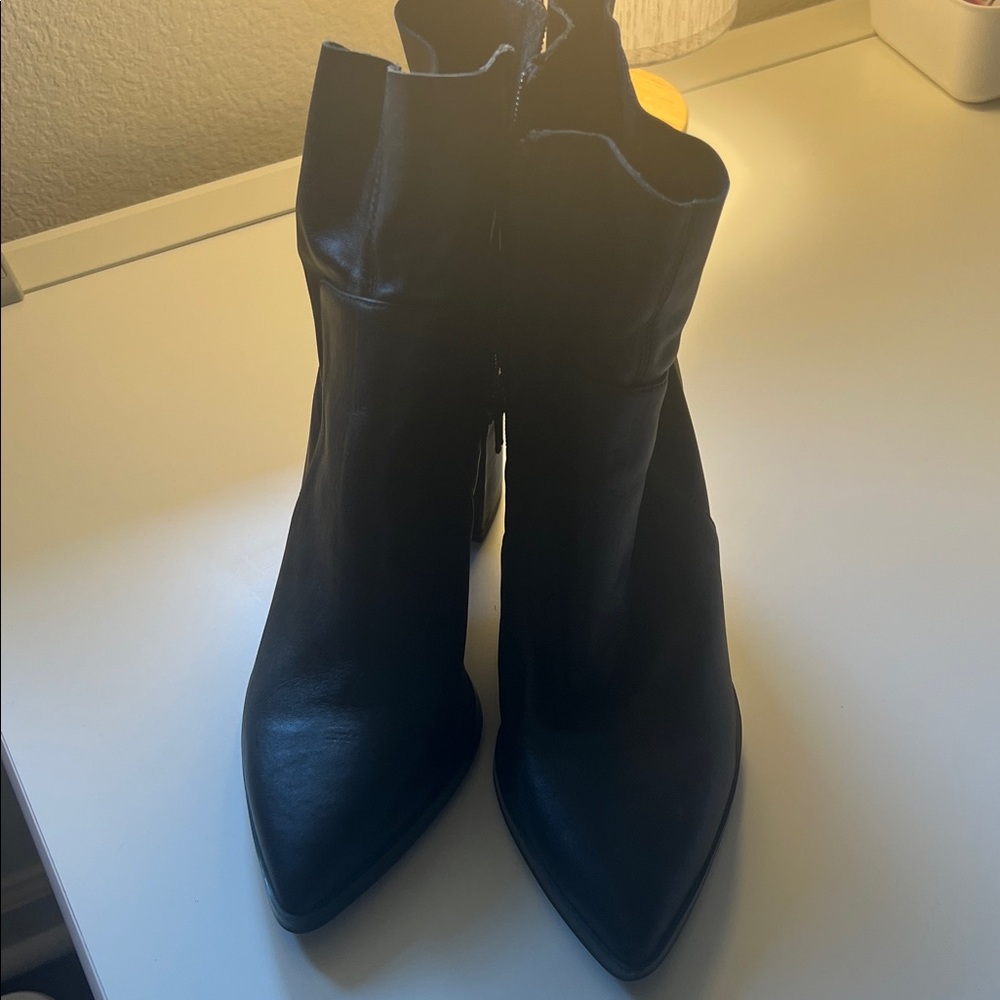 Tony Bianco Sleek Black Ankle Booties